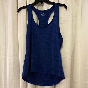 Athleta Racerback Navy Tank Top